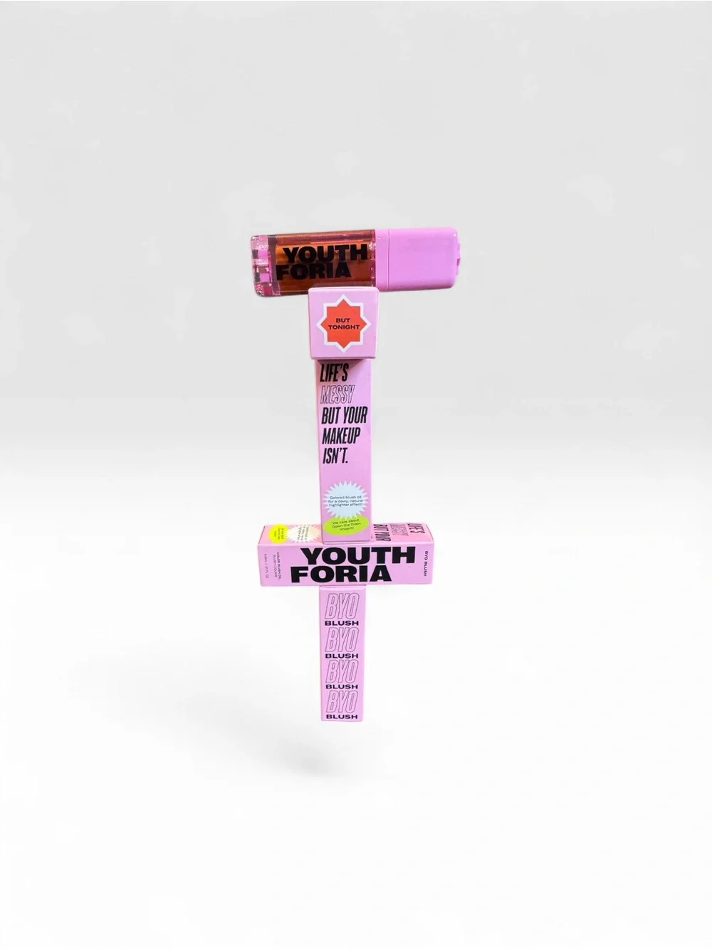 Youthforia Pink Blush Stick — Creamy Buildable Pink Cheek Color
